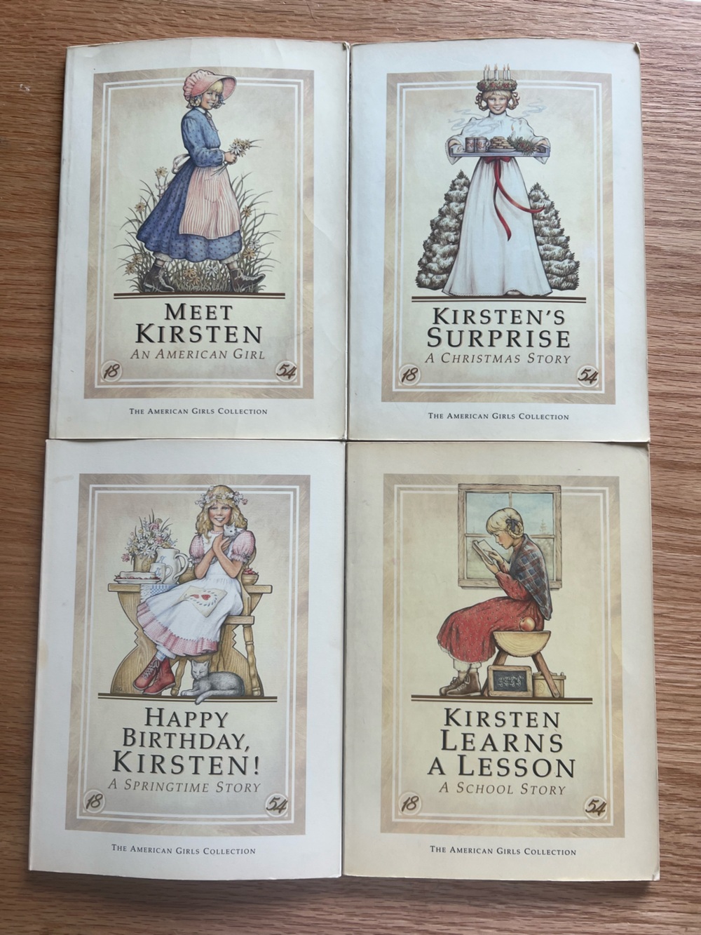 Kirsten American Girl Book Lot - First Edition 1986 Pleasant Company